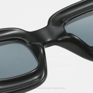 <span class=keywords><strong>2023</strong></span> tendance Steampunk grandes nuances en plastique logo personnalisé <span class=keywords><strong>lunettes</strong></span> de soleil épais cadre carré <span class=keywords><strong>lunettes</strong></span> de soleil pour hommes femmes - Product Image 5