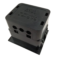 Petite prise de panneau IEC C19 à encliquetage, 16A 250V AC, prise femelle pour PDU, serveur, armoire UPS, prise d'alimentation