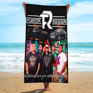 Yinshi's best-selling new product 70 * 140cm digital printed ultra-fine fiber beach towel customized star pattern bath towel