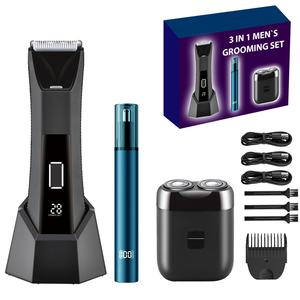 Recortadora de Vello Corporal Eléctrica OEM Lavable para Hombres, Depiladora, Afeitadora, Kit de Cuidado Corporal y Barba - Product Image 1