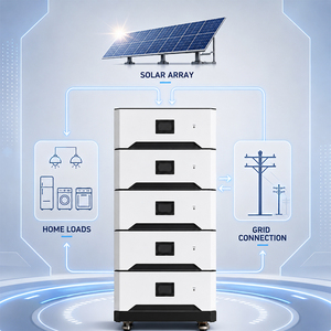 Sistema de Almacenamiento de Energía Solar Inteligente para el Hogar, Batería de Litio Apilable de 15KWH 30KWH 45KWH, Diseño Modular Expandible - Product Image 2
