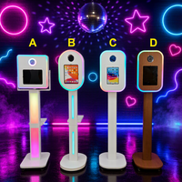 Nouvelle cabine photo portable pour iPad et appareil photo reflex numérique, best-seller, installation rapide, avec anneau lumineux LED, machine de cabine photo pour iPad