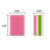 Jeu de Mahjong Américain Personnalisé avec Logo Rose Rouge, 4 Couches d'Acrylique Composite, Ensemble Complet de Tuiles de Mahjong, Gravure Personnalisée, Kit de Jeu de Mahjong USA