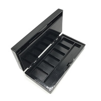 Palette de fards à paupières vide personnalisée 6 couleurs avec miroir, étui en plastique pour maquillage, emballage cosmétique, usine OEM ODM