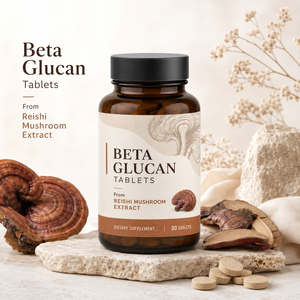 Comprimés d'alpha-bêta-glucane acylé hydrolysé de qualité cosmétique, prix usine, pour adultes, naturels, végétaliens, sans gluten - Product Image 3