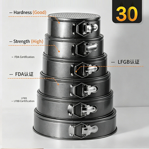 Juego de <span class=keywords><strong>moldes</strong></span> pequeños y altos <span class=keywords><strong>para</strong></span> tarta de queso, antiadherentes, a prueba de fugas, con base desmontable, <span class=keywords><strong>para</strong></span> hornear, 12cm/14cm/16cm/18cm/10.5cm - Product Image 5
