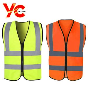 De alta calidad de poliéster seguridad reflectante Chaleco de chaqueta de invierno con la reflexión de seguridad ropa de trabajo - Product Image 1