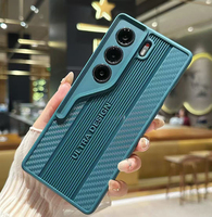 Coque de téléphone en fibre de carbone ultra design pour Tecno Spark 40 Pro Plus, étui de téléphone souple en TPU, coque arrière pour Infinix Hot 60 Pro