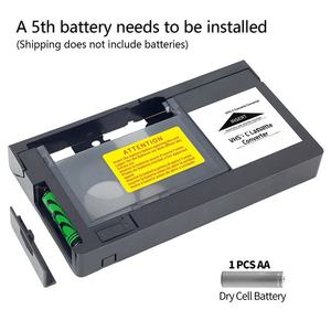 Convertidor de Casetes VHS-C, Adaptador de Casetes de Medio Tamaño con Alimentación por Batería, Formato <span class=keywords><strong>MP3</strong></span>, Equipo de Reproducción de Cintas de Video Retro - Product Image 3