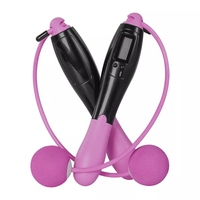 Corde à sauter pondérée en PVC sans fil corde à sauter d'exercice de fitness numérique intelligente avec compteur en matière plastique