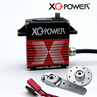 Servomoteur industriel robotique XQ POWER XQ-S9130D 130 kg 16,8 V HV sans balais, à signal silencieux, étanche IP68, boîtier CNC