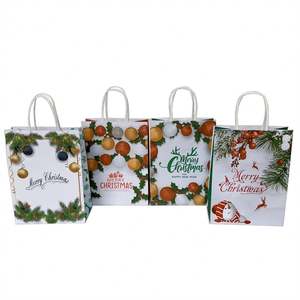 KUAIMA 22*11*27cm Christmas Kraft Paper Party Favor <b>Bags</b> Christmas Paper Gfit <b>Bag</b> Eco-friendly Paper <b>Gift</b> <b>Bags</b> - Product Image 6