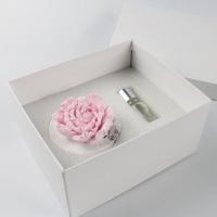 Désodorisant en céramique en forme de fleur élégante décoration de la maison arôme de fleur de pivoine parfum diffuseur d'huile essentielle
