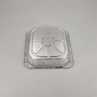 Barquettes en aluminium semi-profondes pour fêtes et mariages, emballage et conservation d'aliments chauds et froids, maintien au chaud et à la fraîche, OEM