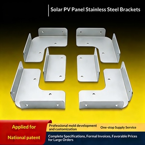 Support de <span class=keywords><strong>fixation</strong></span> en acier inoxydable pour panneaux photovoltaïques transfrontaliers, idéal pour bateaux, camping-cars et camping - Product Image 3