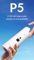 JMGO P5-Ecrou de projection portable sans fil avec batterie intégrée pour chambre à coucher, camping en plein air, petit dortoir