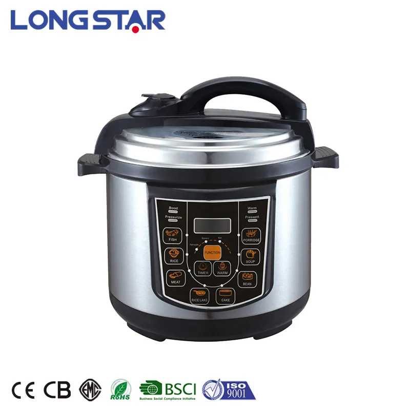 Wholesale Custom Household Automatic 4L 5L 6L Multi Function Power Manufacturer Stainless Steel Electric Pressure Cooker
