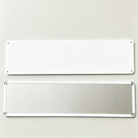 Großhandel Blanko-Blechplatten für UV-Druck Weiß Beschichtete Metallplatten mit Aufhängering für DIY Vintage Blechschilder Wanddekoration