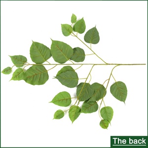 Ramo Artificiale Flessibile a Forma di Foglia di Bodhi Realistica per Decorazioni Paesaggistiche Interne ed Esterne - Product Image 4