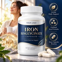 Capsules de Bisglycinate de Fer en Gros, Marque Privée, OEM, ODM, Dropshipping, Approvisionnement en Vrac, Fabricant de Formules Personnalisées