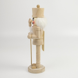 Giáng sinh bằng gỗ trang trí tự làm đồ chơi trẻ em không sơn <span class=keywords><strong>nutcracker</strong></span> lính - Product Image 5