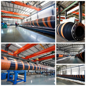 6 8 10 inch Heavy Duty cao su NẠO VÉT <span class=keywords><strong>Hose</strong></span> dây thép xoắn ốc gia cố áp lực cao linh hoạt bùn Giao thông vận tải cắt - Product Image 4