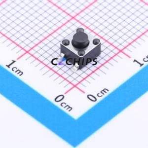 YTS-C015-2C Tactile Switch SMD-4P,4.5x4.5mm Switch Single Pole Single Throw Round Button 2.6N Vertical Mount - Product Image 1