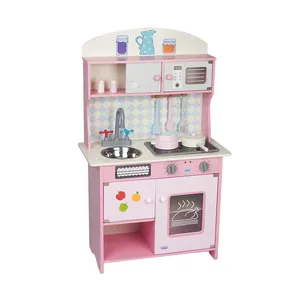 Chef Pretend Cooking Play Set Enhance Baby Imagination Wooden Play Kitchen Toy