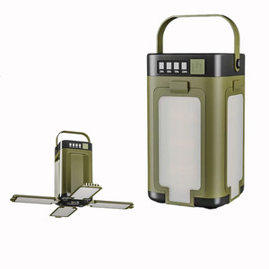 Linterna de Camping Plegable con Energía Solar, Extensible, 4 Paneles Solares, Carga de 2000mAh, Lámpara para Barbacoa Nocturna, Puesto de Mercado, Tienda de Campaña - Product Image 5