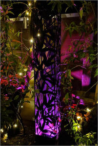 JH-Mech, fabricant d'éclairage de jardin LED en acier découpé au laser, en acier doux, économique, autoportant - Product Image 3