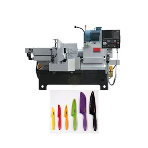 Yüksek hızlı meyve kemik bıçak hançer yapma endüstriyel taşlama makinesi CNC sağlanan hindistan Video teknik destek sıradan ürün