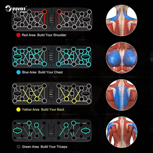 Equipo de fitness plegable para el hogar Yiwu, tabla de flexiones multifuncional con banda de resistencia para músculos abdominales y pectorales - Product Image 6