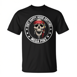 Camiseta sin mangas Hearsay Mega Pint, artículo promocional con diseño de la frase "Hearsay Isn't Happy Hour Anytime" - Product Image 2