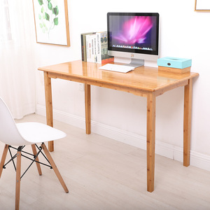 Escritorio de Computadora Yaoda de Bambú, 120x60 cm, Escritorio Moderno y Sencillo para Oficina en Casa - Product Image 5