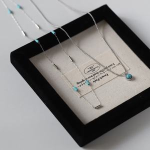 Joyería de Moda al por Mayor para Mujer, Acero Inoxidable 316L, Diseño Simple, Resistente al Agua, Antideslustre, Hipoalergénico, Collar - Product Image 3