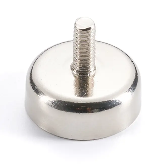 Magnetic Pot With Extermal Screw for Fixing Pot Magnet D36 D75 N52 Pot Magnets with External Thread Bolt