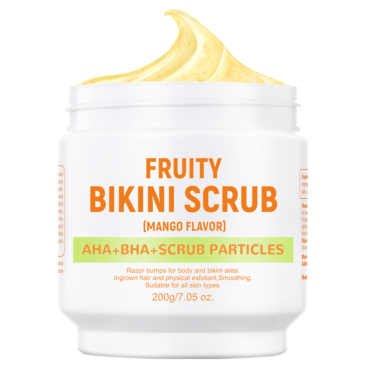 Exfoliante corporal Bikini con sabor a mango