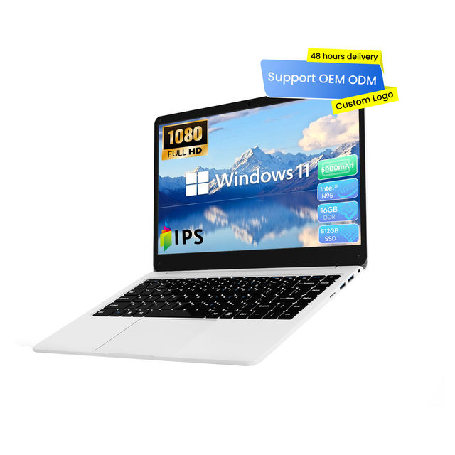 Factory Wholesale Brand-new Intel N95 8GB RAM 14.1inch Business Office Keyboard Windows 11 Supporting OEM/ODM Customized Laptops