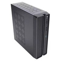 Casing PC Mini ITX MATX Mid Tower Gaming Baja Tipis, Chassis Komputer Desktop Tipis, Catu Daya 1U, Bisnis Kantor