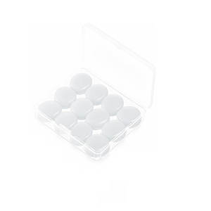 25 ديسيبل 18 وسادة سيليكون سدادات أذن قابلة للتشكيل مضادة للضوضاء قابلة لإعادة الاستخدام سدادة أذن مقابس أذن للحد من الضوضاء - Product Image 6