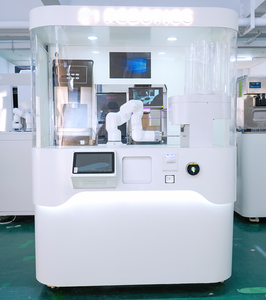 Thương mại 24 giờ băng và nóng thông minh máy bán hàng tự động Cánh tay robot cà phê BARISTA Robot kiosk - Product Image 4