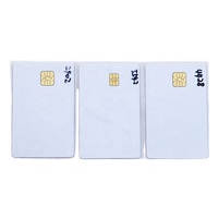 Cartes à puce à puce en PVC blanc vierge Contact 4442 4428
