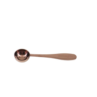 EEN perfect kopje thee lepel roestvrij staal koper kleur