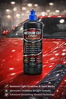 GRAPHONEX MEDIUM CUT 2500 Pâte à polir à l'oxyde d'aluminium 1000ml Correction professionnelle de la peinture pour rayures légères et tourbillons