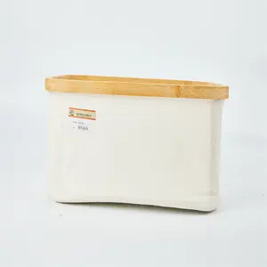 100% polyester 천 storage 상자 fabric 가정용 foldable 세탁 basket fabric storage bin