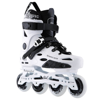 Patins à roulettes professionnels réglables à 4 roues en PU pour enfants et adultes