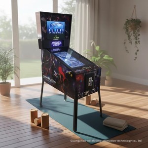 Máquina <span class=keywords><strong>de</strong></span> Pinball Virtual LCD <span class=keywords><strong>de</strong></span> Tres Pantallas Comercial Europea y Americana Modelo Wzl 68801, Máquina Arcade para Comercio Transfronterizo con Monedero Individual - Product Image 3