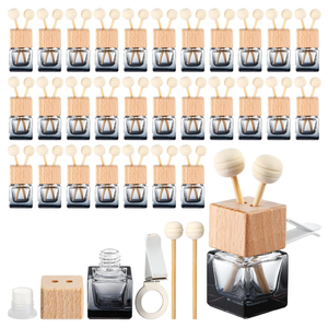 <strong>Car</strong> <strong>Diffuser</strong> Bottles Empty 8ml Square Essential Oil <strong>Diffuser</strong> Bottle with Vent <strong>Clip</strong> - Product Image 5