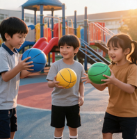 Jouet de basket-ball gonflable pour enfants en PVC écologique, ballon rebondissant pour enfants, jouet de sport d'extérieur pour la maternelle et la garderie