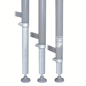 Transportador de Rodillos Ajustable en Altura con Patas Metálicas y Pies de Plástico para Uso en Almacenes Logísticos - Product Image 2